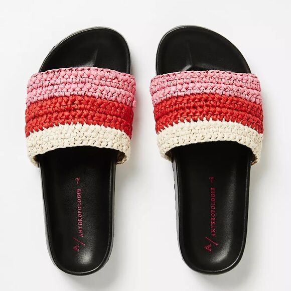 Anthropologie Amira Slide Sandals NWT